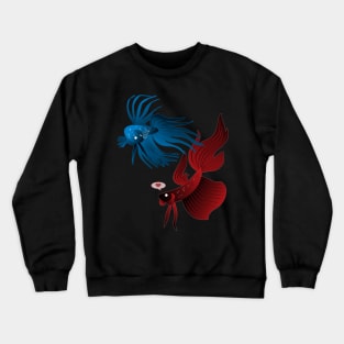 Betta Fish Love Crewneck Sweatshirt